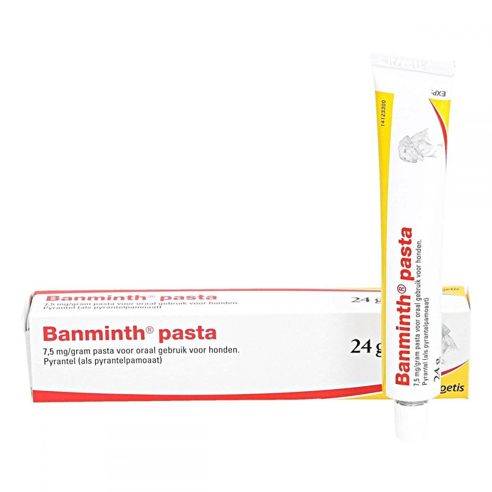 Banminth Pasta tegen wormen hond