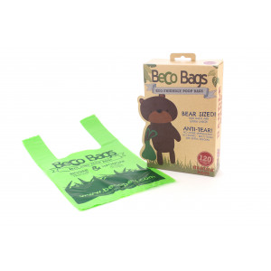 Beco Bags Kotbeutel für Hunde mit Griffen – 120 Stk. Pro 3 Packungen