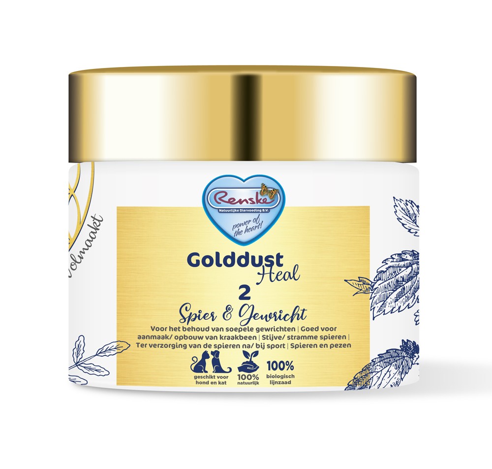 Renske Golddust Heal 3 Spier & Gewricht - Voedingssupplement
