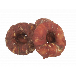 Buffelhuid Donut met eend voor honden