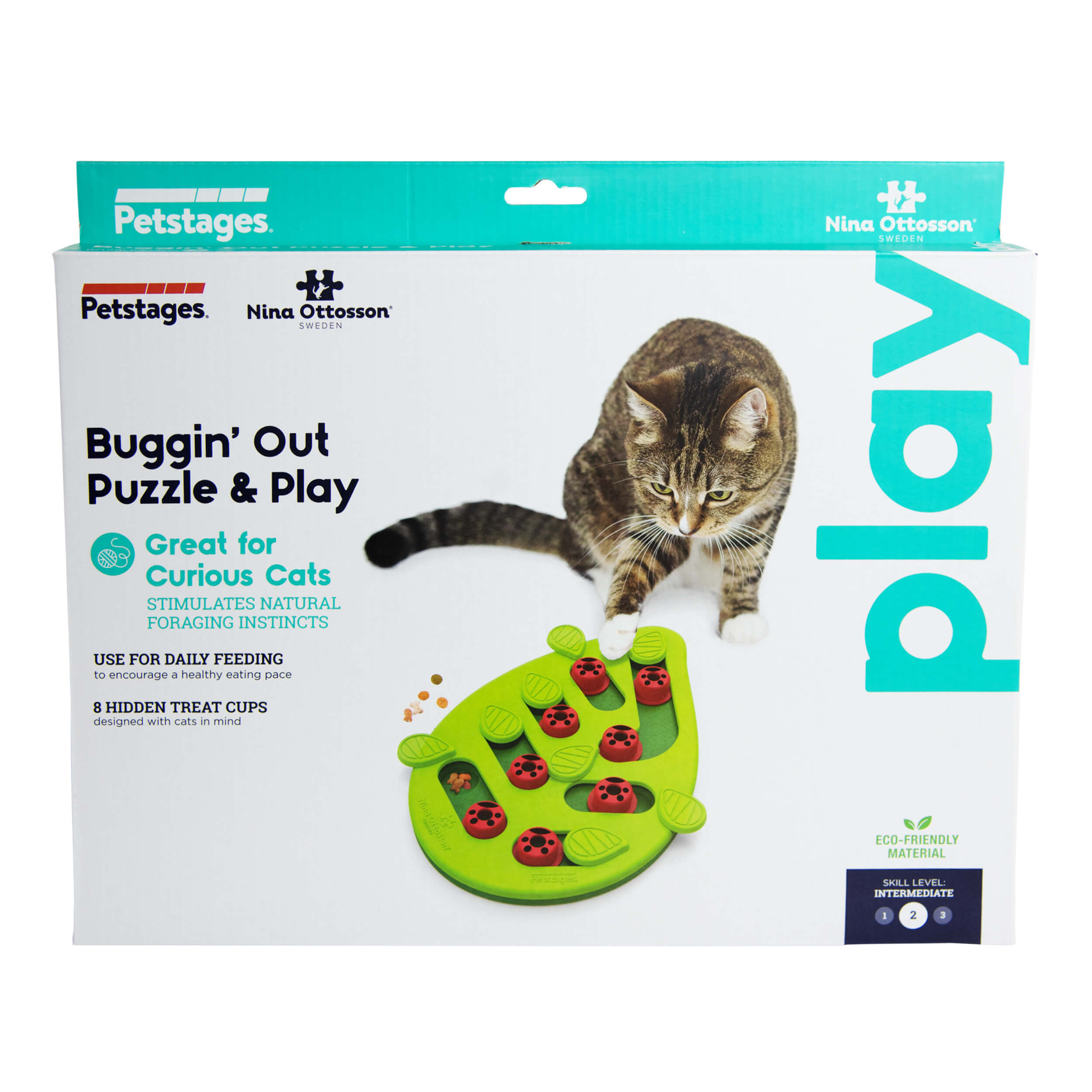 Nina Ottosson Puzzle & Play Buggin Out voor de kat