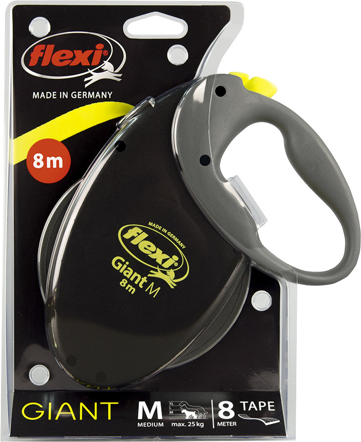 Flexi Giant M Neon für Hunde 8 m