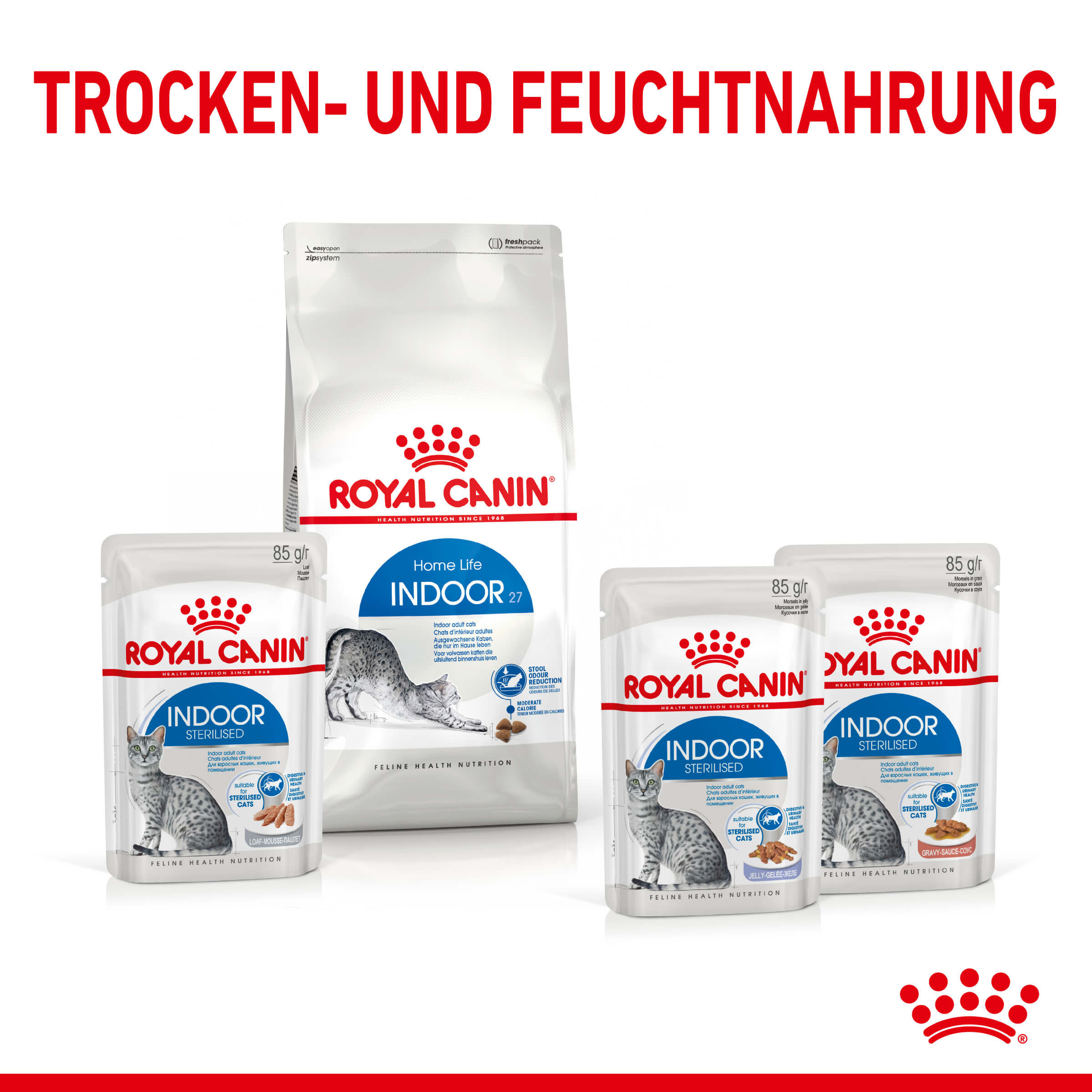 Royal Canin Indoor Sterilised in Gravy kattenvoer x12