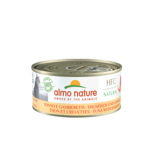 Almo Nature HFC Natural Thunfisch und Garnelen Katzenfuttter (150 g)