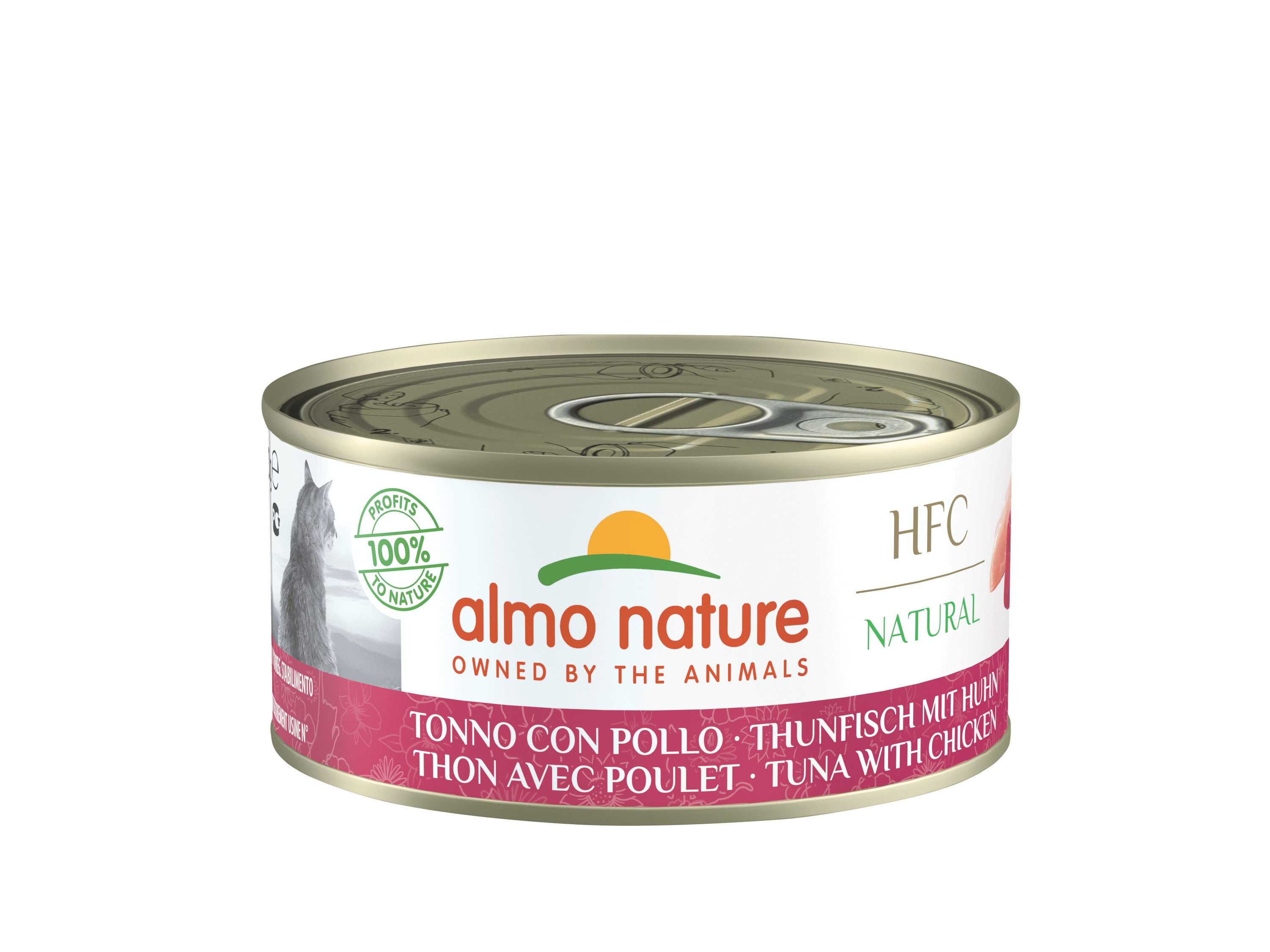 Almo Nature HFC Natural Thunfisch und Huhn Katzenfutter (150 Gramm)