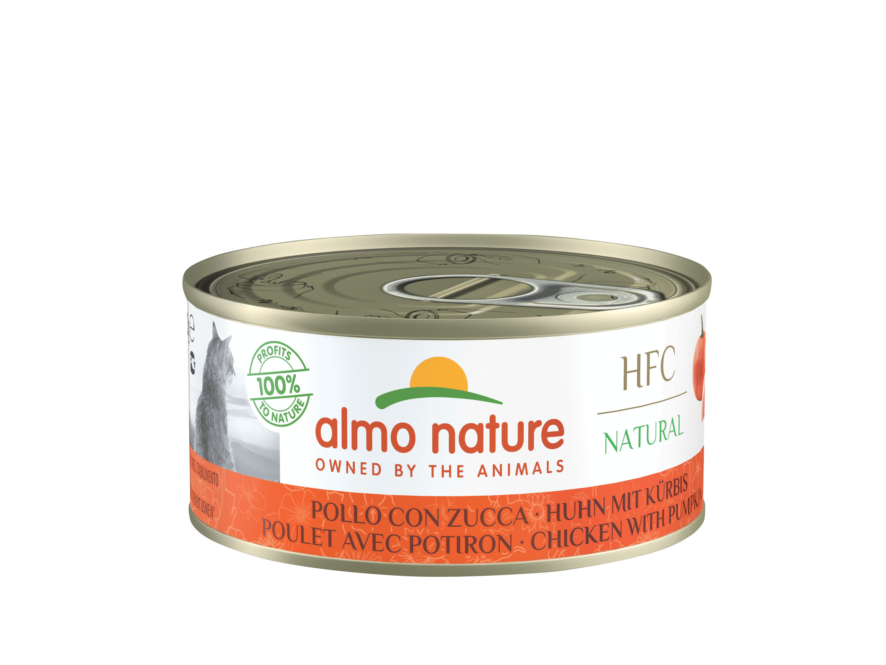Almo Nature HFC Natural Huhn mit Kürbis Katzenfutter (150 g)