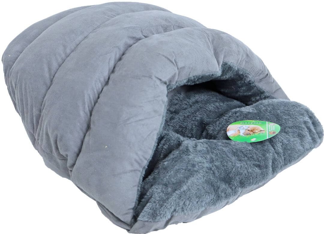 Slaapzak voor de kat en kleine hond 45cm grijs