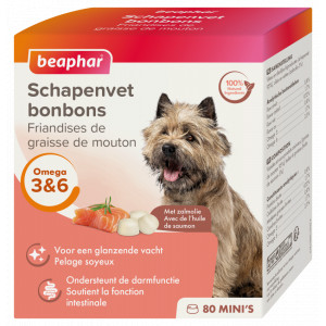 Beaphar Beaphar Schaffett Mini-Bonbons mit Lachs