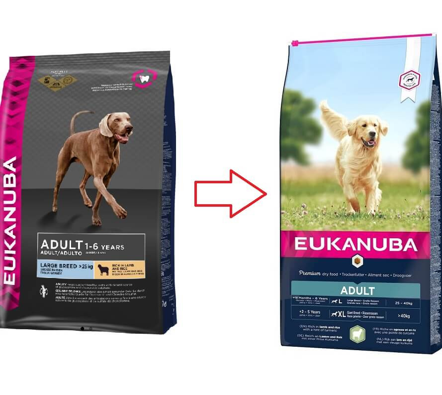 Eukanuba Adult Große Rassen Lamm & Reis Hundefutter
