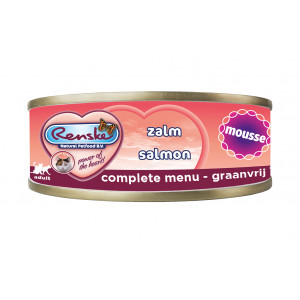 Renske Mousse Lachs Katzen-Nassfutter (70 gr) 1 Palette (24 x 70 g)