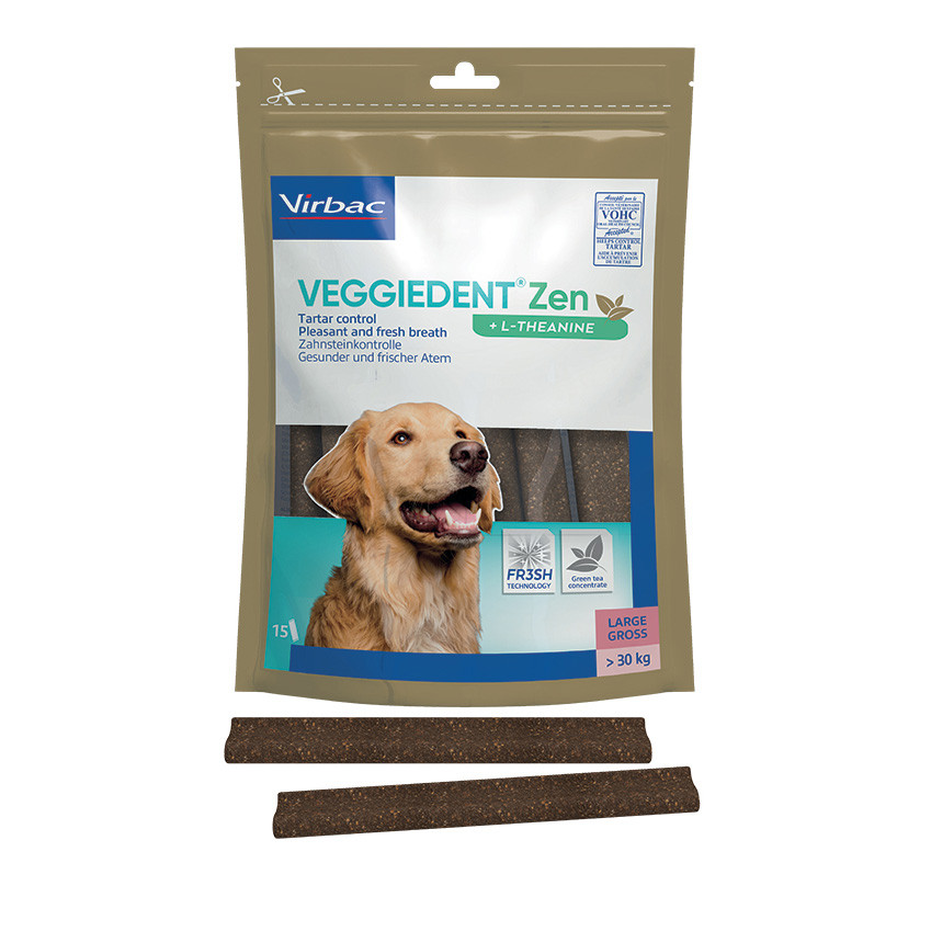 Virbac Veggiedent Single kauwstrips hond L (15 st.)