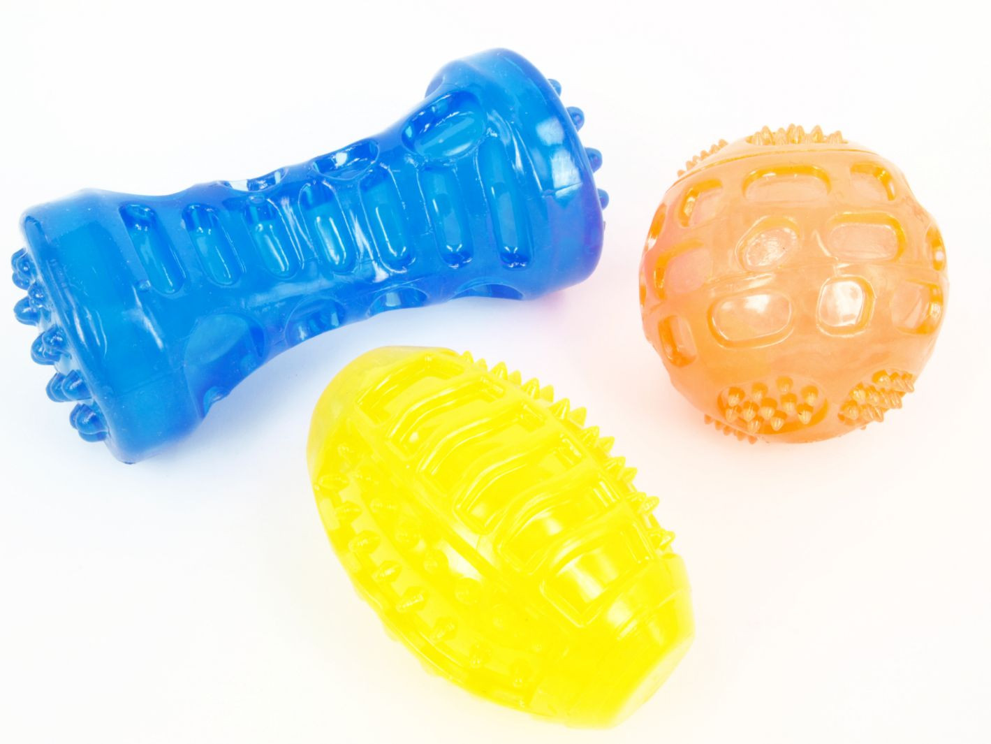 TPR Hundespielzeug aus Gummi Größe M Vorteilspackung Brekz.de