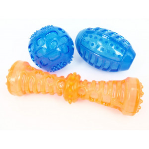 TPR Hundespielzeug aus Gummi Größe L Vorteilspackung Per Kombipackung
