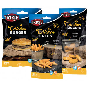 Trixie Hühnchen Fastfood Hundesnacks Hühner Nuggets (100gr)