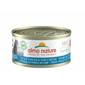 Almo Nature Cuisine mit Thunfisch, Huhn und Käse Katzenfutter