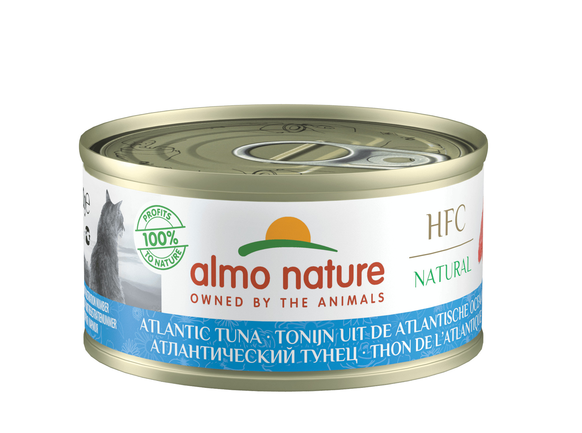 Almo Nature HFC Natural Atlantikthunfisch Katzen-Nassfutter (70 g)