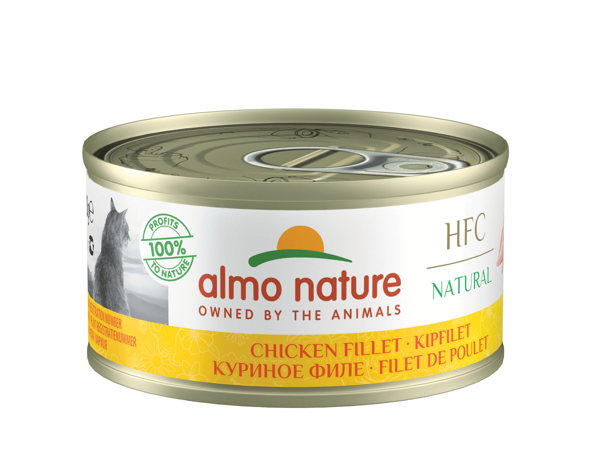Almo Nature HFC Natural Hühnerfilet Katzen-Nassfutter (70 g)