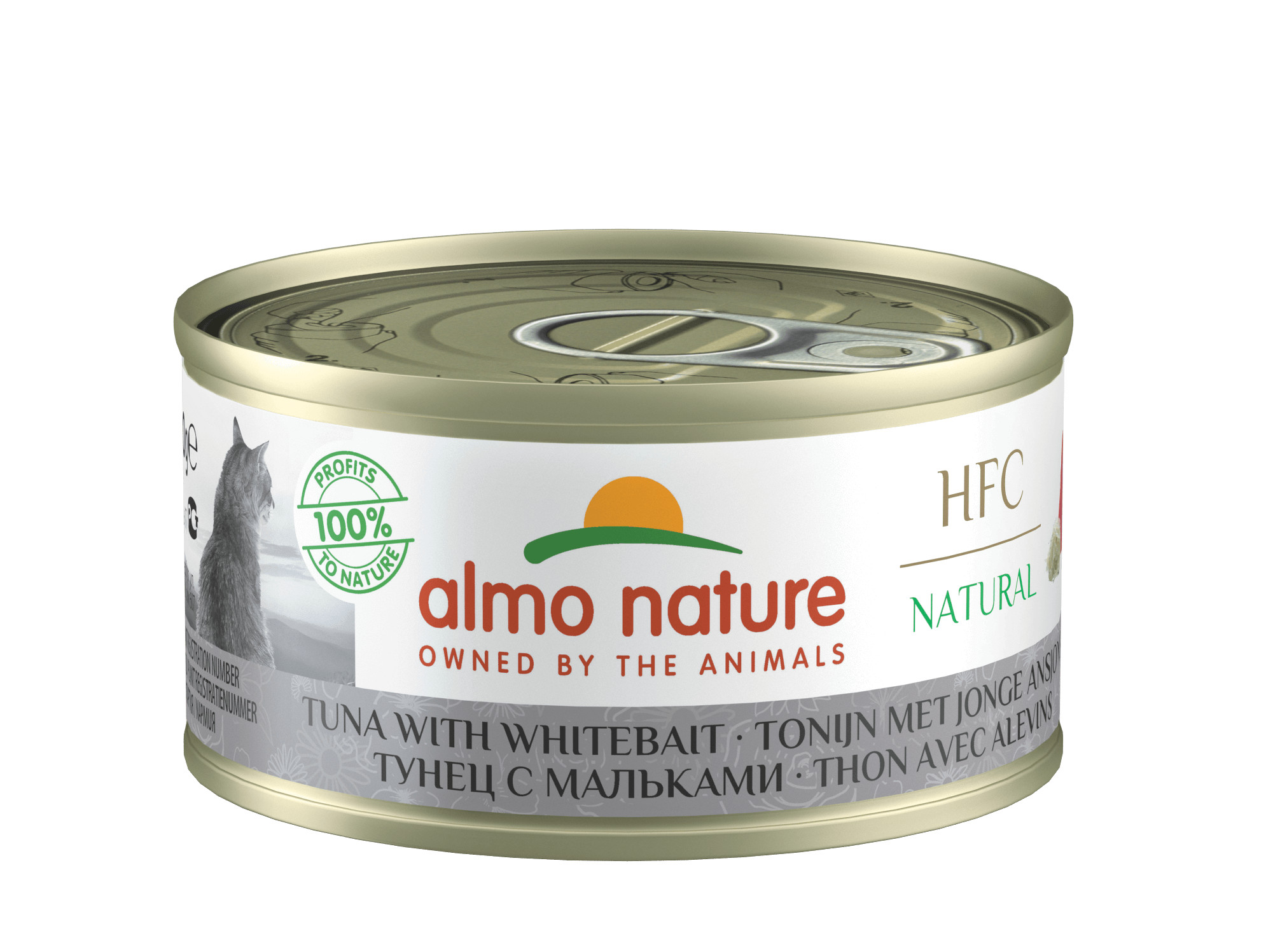 Almo Nature Natural Thunfisch mit junger Sardelle 70 Gramm