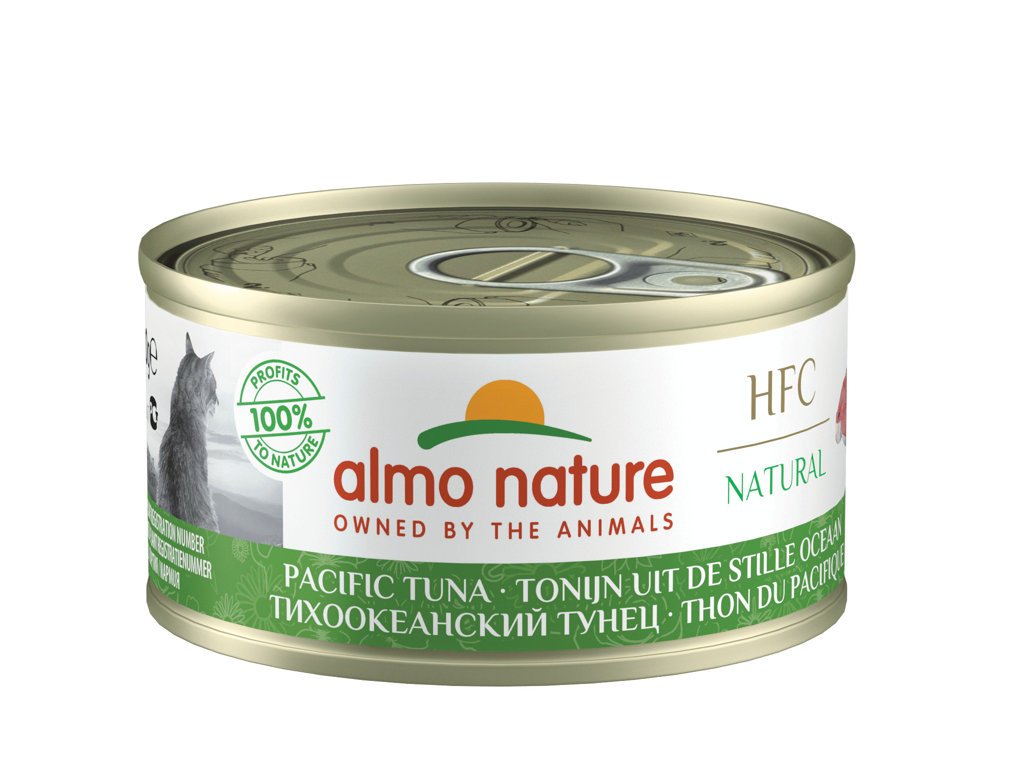 Almo Nature HFC Natural Pazifikthunfisch Katzen-Nassfutter (70  g)