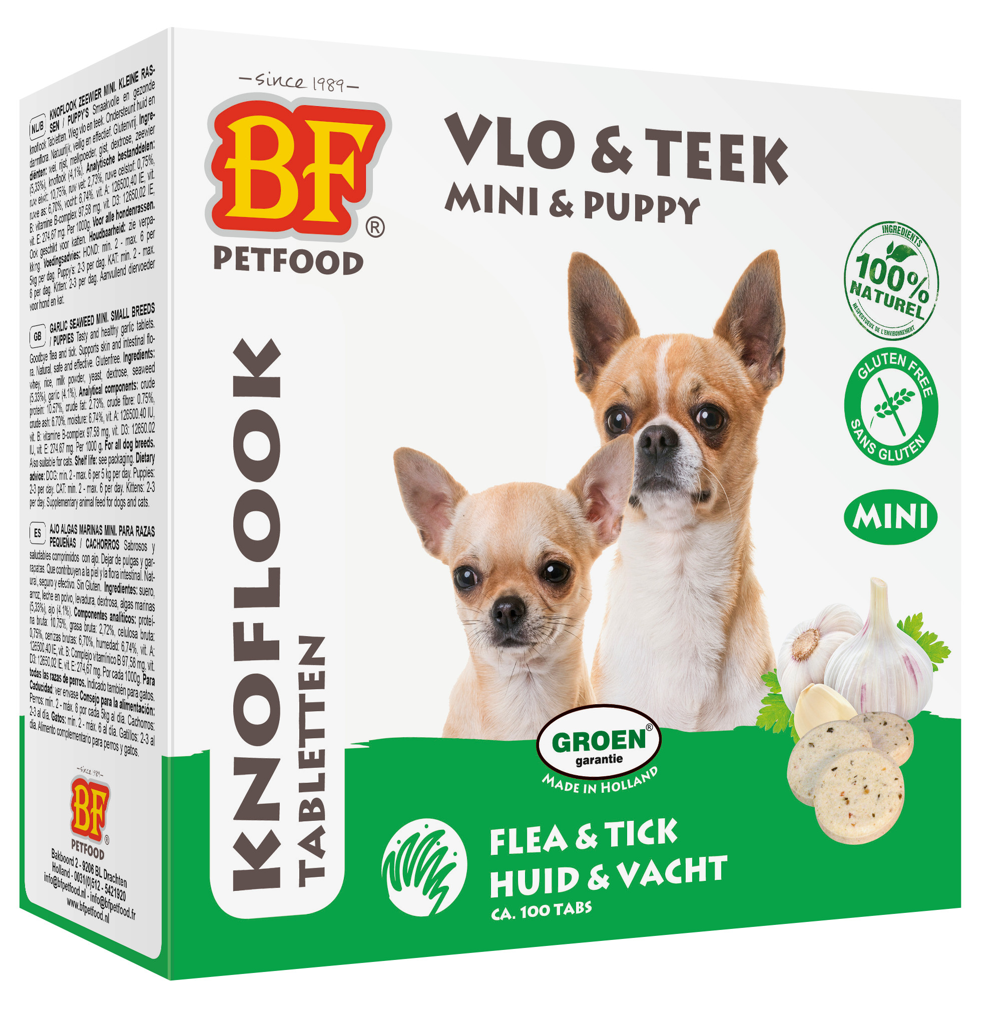 BF Petfood Knoblauchtabletten Mini - Algen Hundesnack
