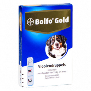 Bolfo Gold 400 hond vlooiendruppels