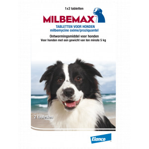 Milbemax Entwurmungstabletten für Hunde ab 5 kg