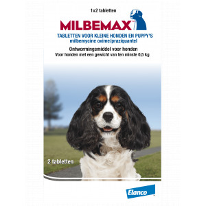 Milbemax Entwurmungstabletten für kleine Hunde und Welpen