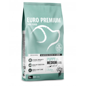 Euro Premium Puppy Medium Huhn & Reis Hundefutter