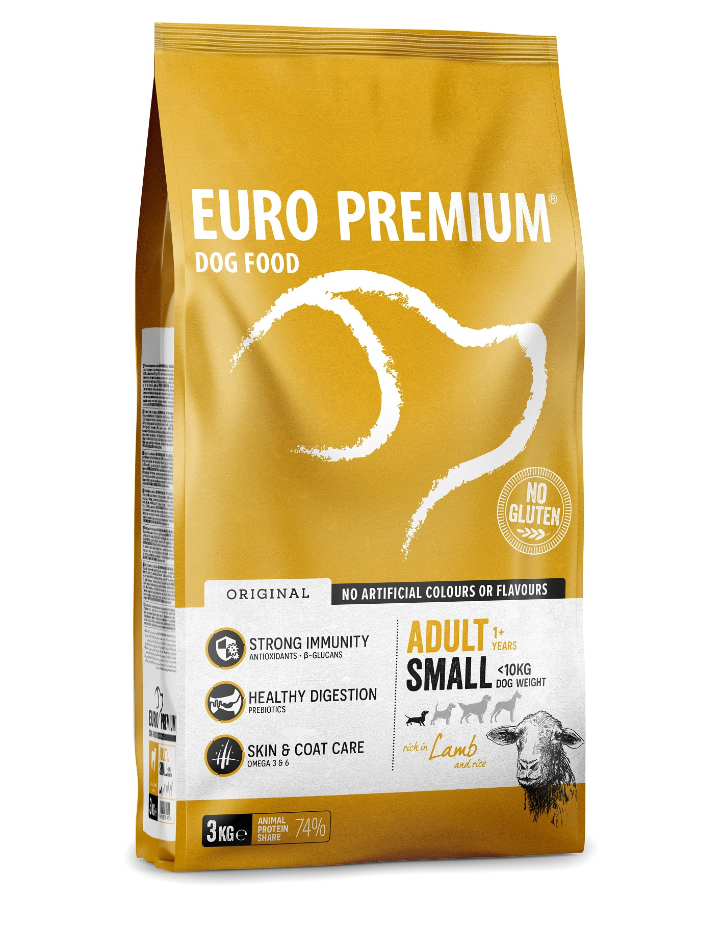 Euro Premium Adult Small mit Lamm & Reis Hundefutter