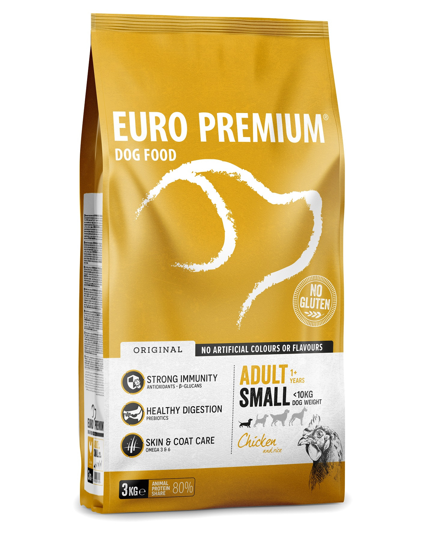 Euro Premium Adult Small Chicken & Rice Hundefutter