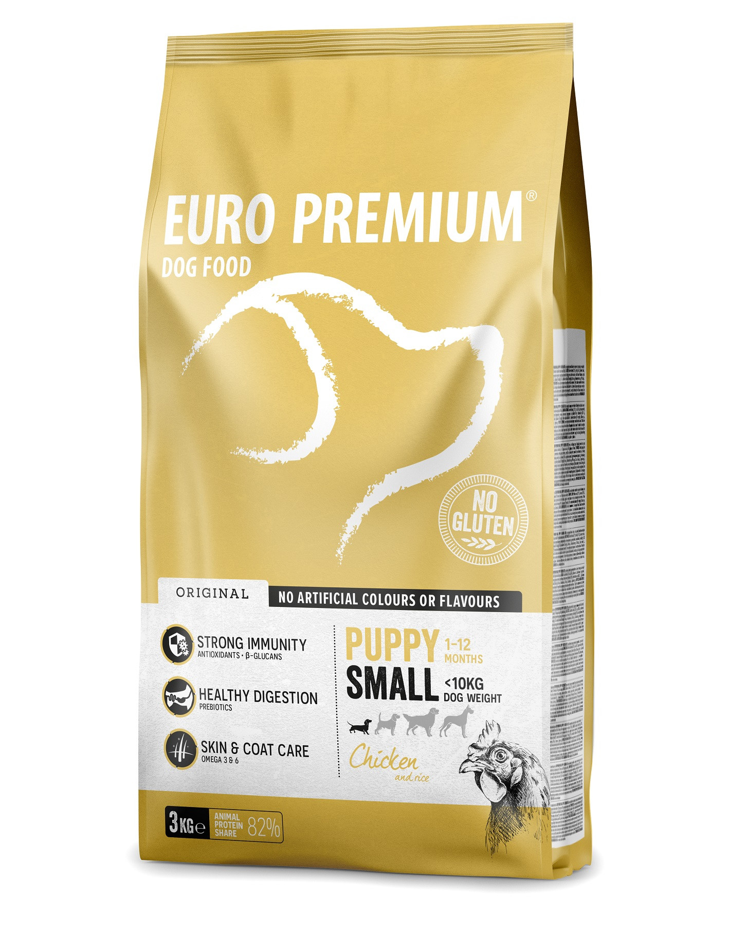 Euro Premium Puppy Small Huhn & Reis Hundefutter