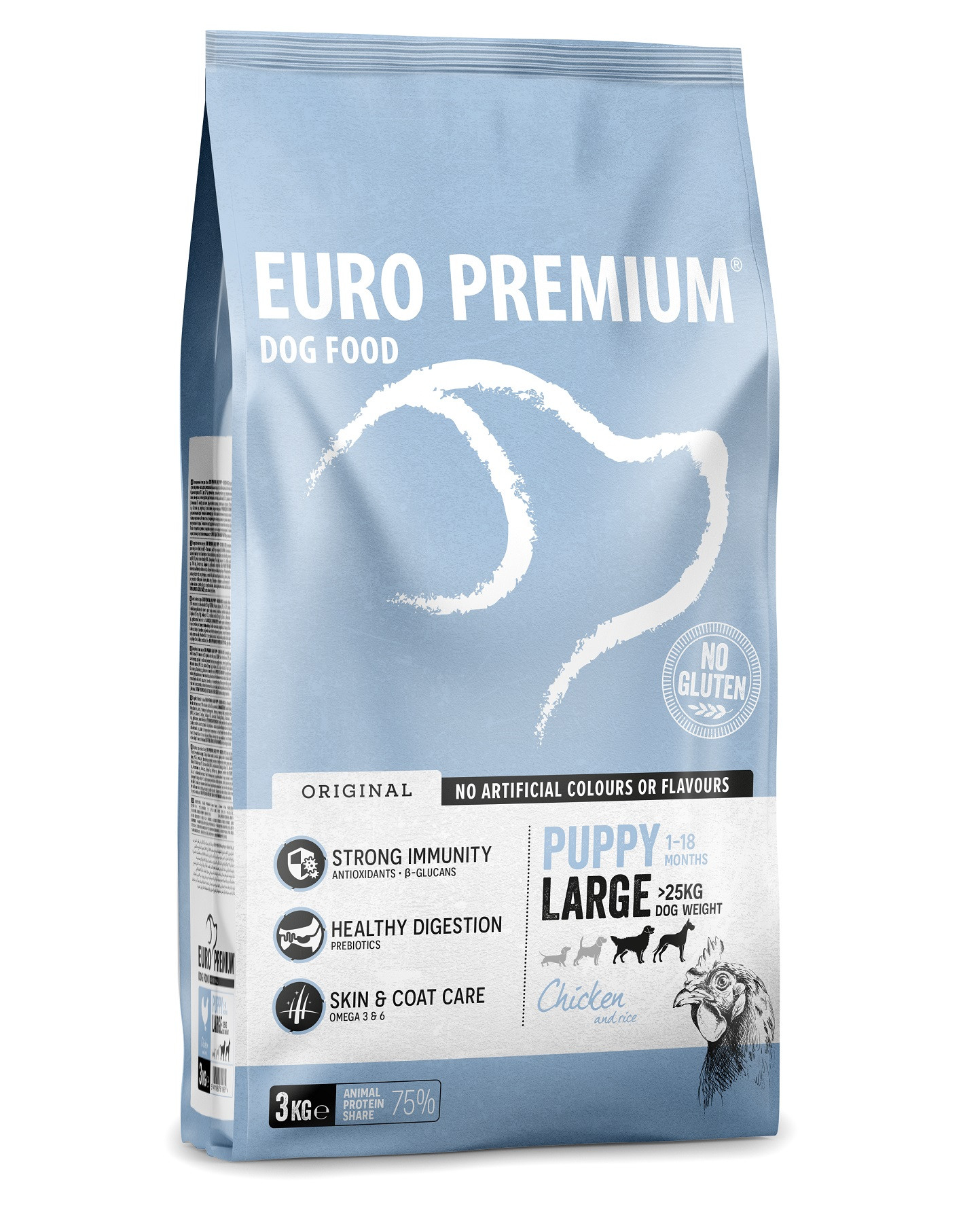 Euro Premium Large Puppy Chicken&Rice Hundefutter