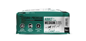 Euro Premium Adult Medium mit Lamm & Reis Hundefutter