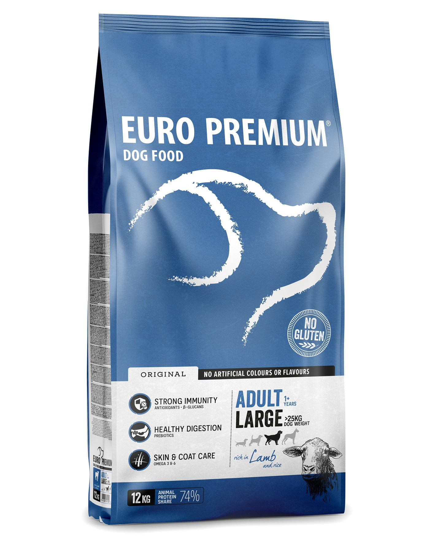 Euro Premium Adult Large w/Lamb & Rice Hundefutter