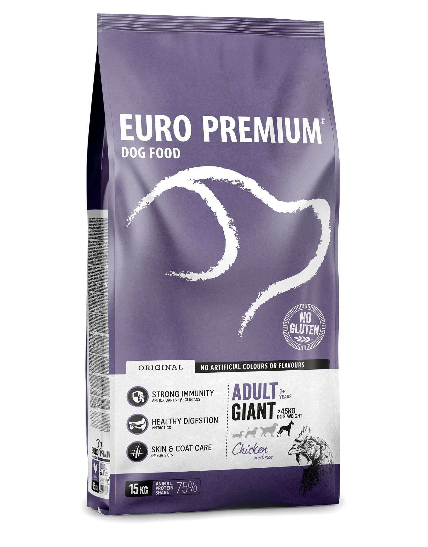 Euro Premium Adult Giant Chicken & Rice Hundefutter