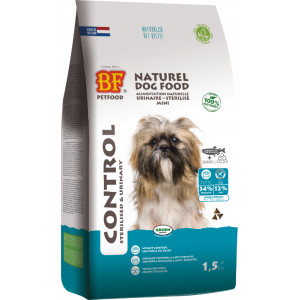 BF Petfood Control Mini Sterilised Urinary mit Huhn Hundefutter 1.5 kg