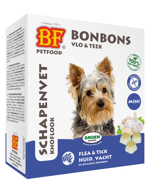 BF Petfood Schaffett Mini Bonbons - Knoblauch