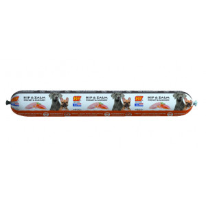 BF Petfood Frischfleisch Wurst Huhn mit Lachs Hundefutter (800 g)
