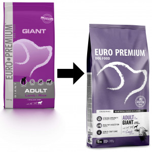 Euro Premium Adult Giant mit Lamm & Reis Hundefutter