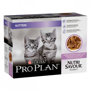Pro Plan Kätzchen Truthahn  85 g Pouches Katzenfutter