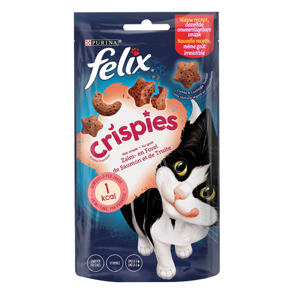 Felix Crispies Lachs & Forelle Katzensnack