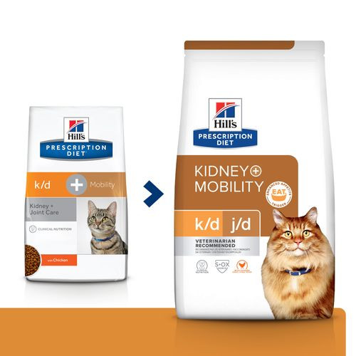 Hill's Prescription K/D+Mobility Kidney+Joint Care Katzenfutter