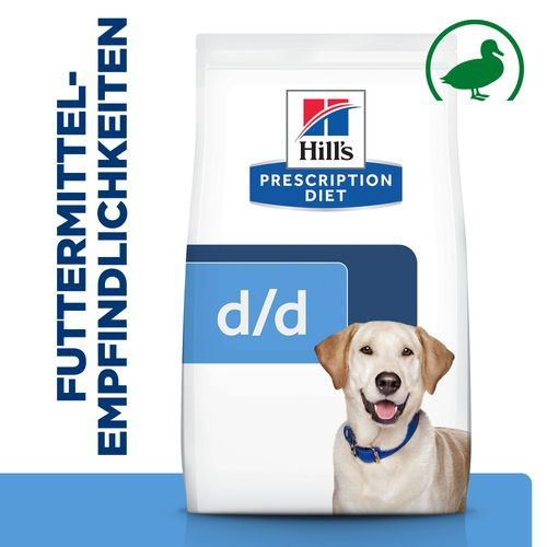 Hills Prescription D/D Food Sensitivities Hundefutter mit Ente & Reis