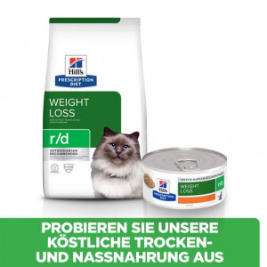 Hill‘s Prescription R/D Weight Reduction Katzenfutter