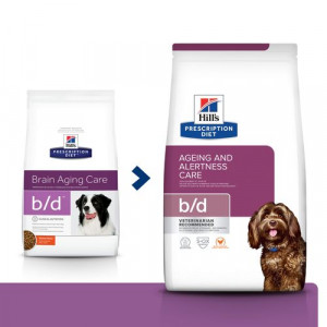Hill's Prescription Diet B/D Ageing & Alertness Care Hundefutter mit Huhn