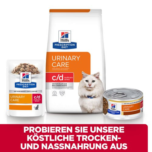 Hill's Prescription Diet C/D Multicare Stress Urinary Care Katzenfutter mit Meeresfisch