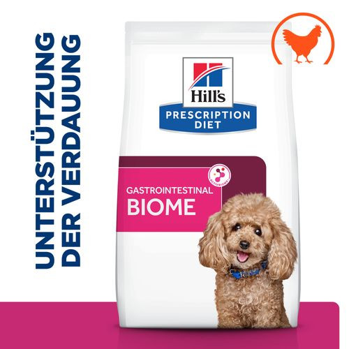 Hill’s Prescription Diet Gastrointestinal Biome Mini Hundefutter mit Huhn