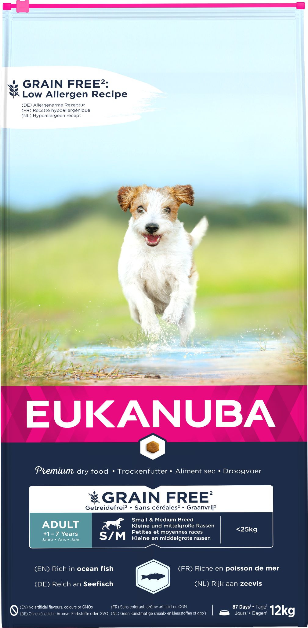 Eukanuba Adult S/M graanvrij zeevis hondenvoer