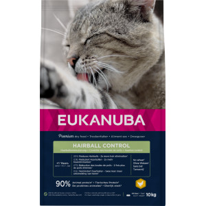 Eukanuba Adult Hairball Control Huhn Katzenfutter