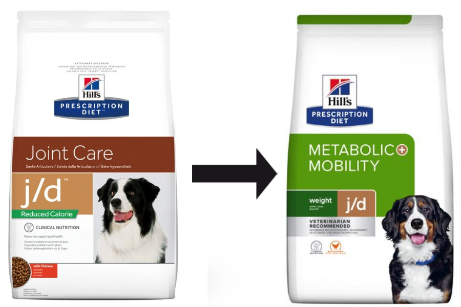 Hill's Prescription Diet J/D Weight Metabolic + Mobility mit Huhn Hundefutter